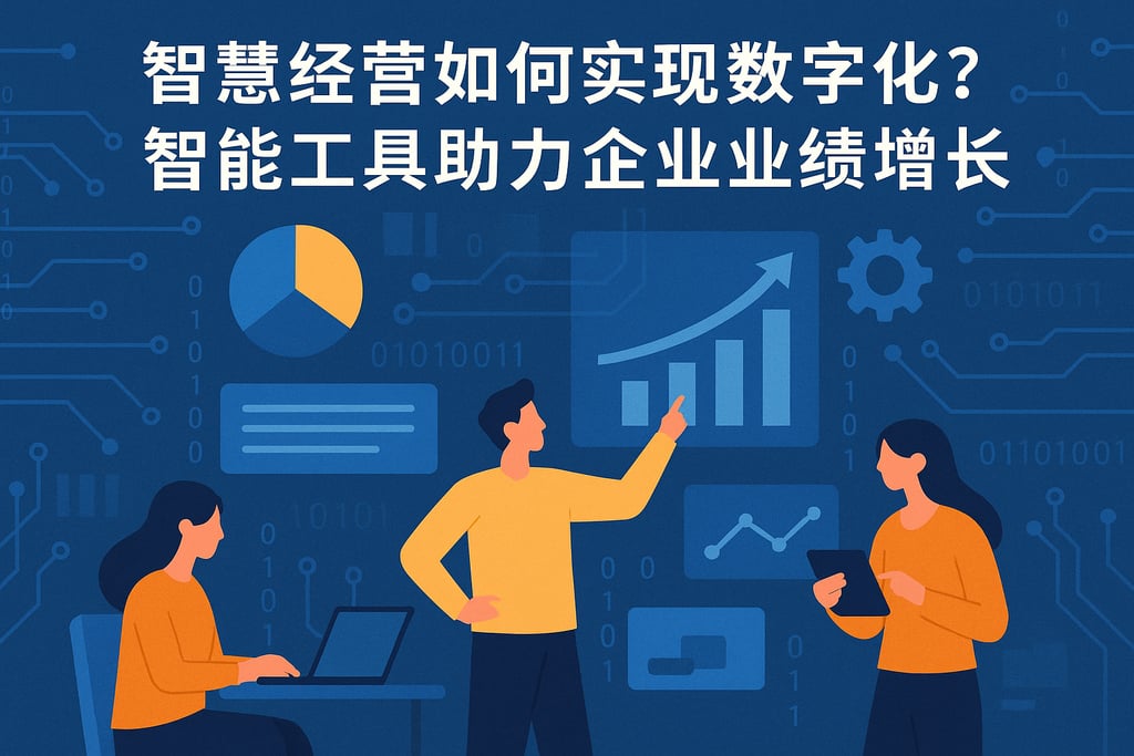 智慧经营如何实现数字化？智能工具助力企业业绩增长