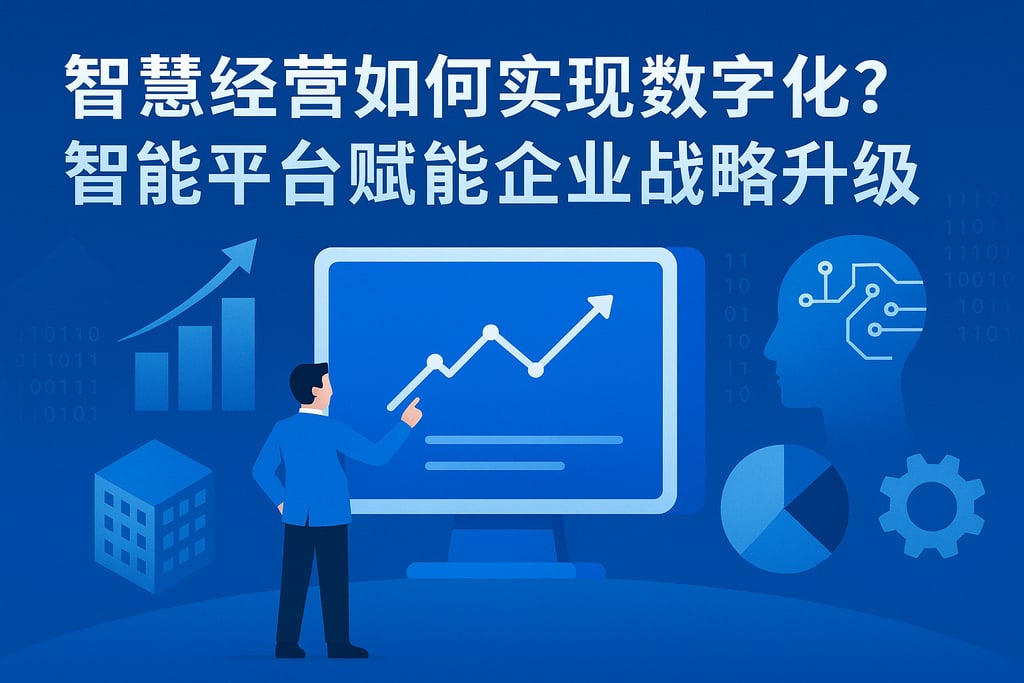 智慧经营如何实现数字化？智能平台赋能企业战略升级