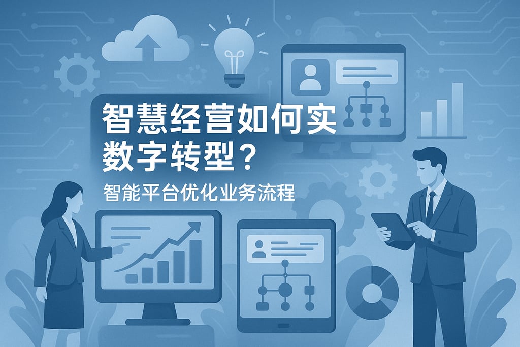 智慧经营如何实现数字转型？智能平台优化业务流程