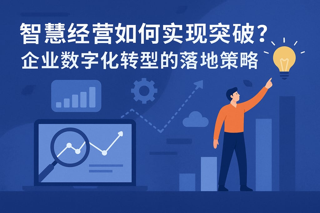 智慧经营如何实现突破？企业数字化转型的落地策略