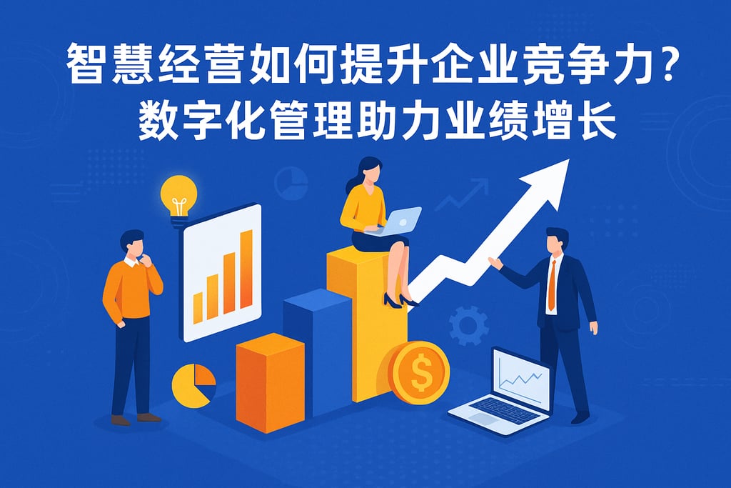 智慧经营如何提升企业竞争力？数字化管理助力业绩增长