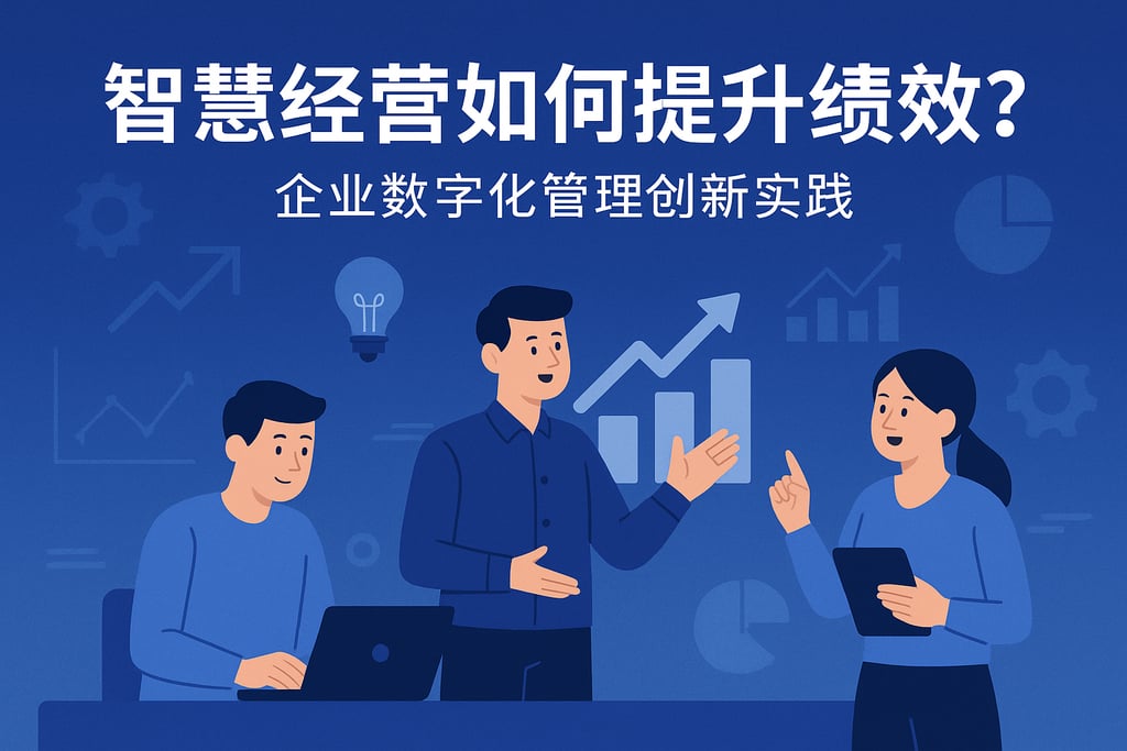 智慧经营如何提升绩效？企业数字化管理创新实践