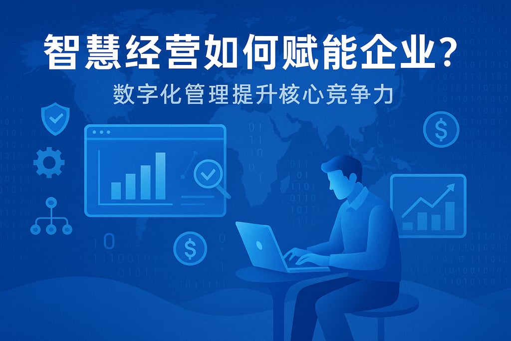 智慧经营如何赋能企业？数字化管理提升核心竞争力
