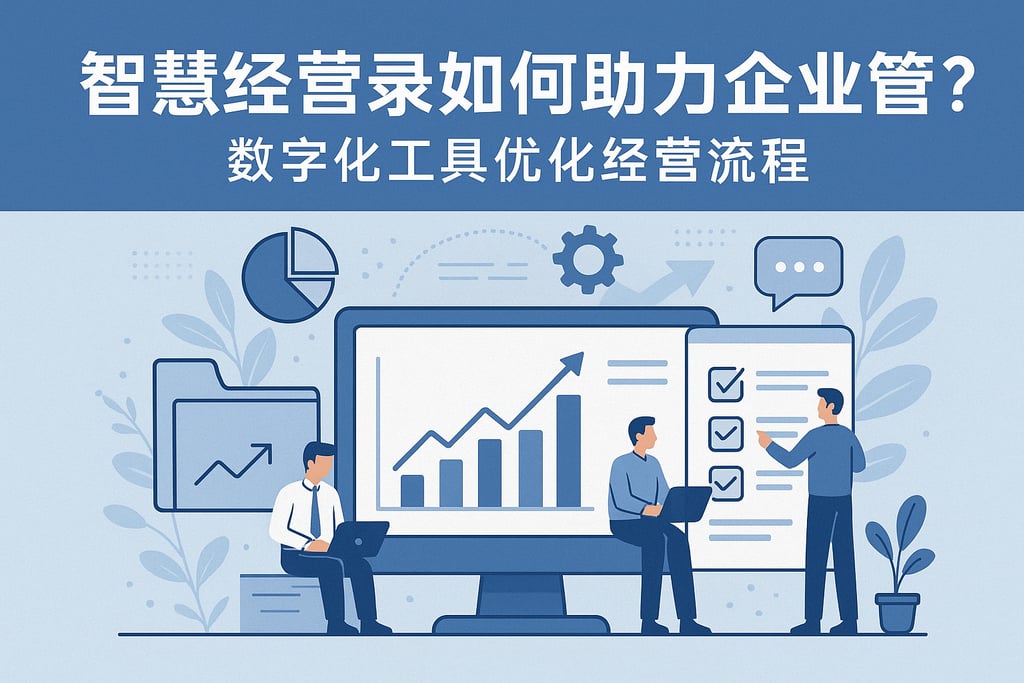 智慧经营录如何助力企业管理？数字化工具优化经营流程