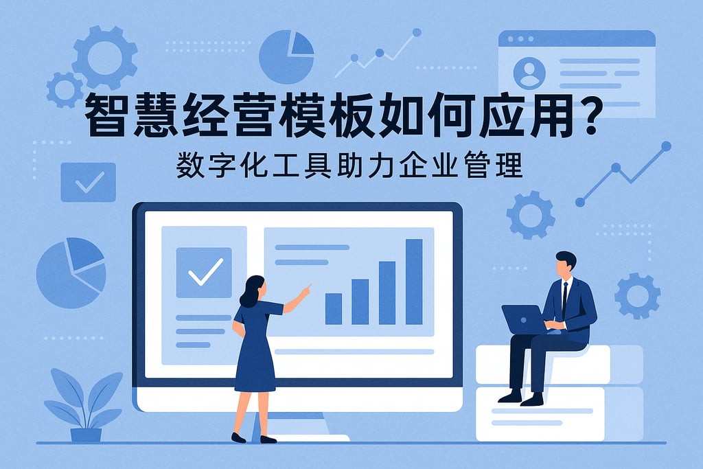智慧经营模板如何应用？数字化工具助力企业管理