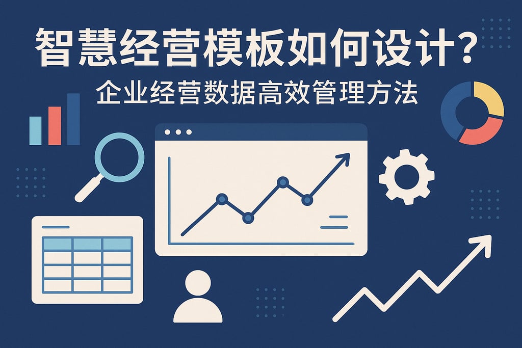 智慧经营模板如何设计？企业经营数据高效管理方法