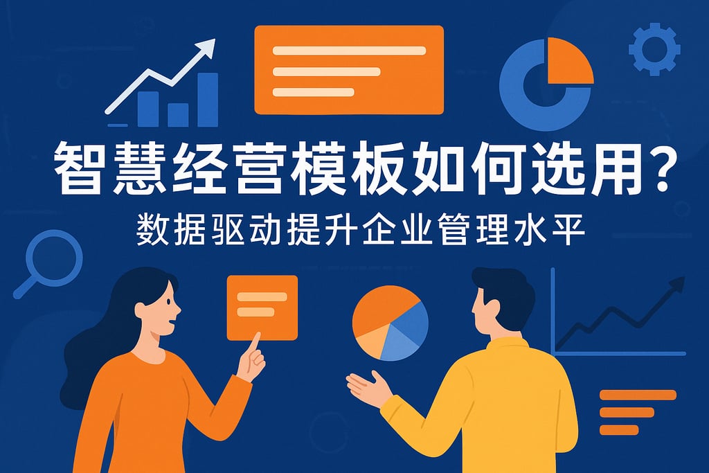 智慧经营模板如何选用？数据驱动提升企业管理水平
