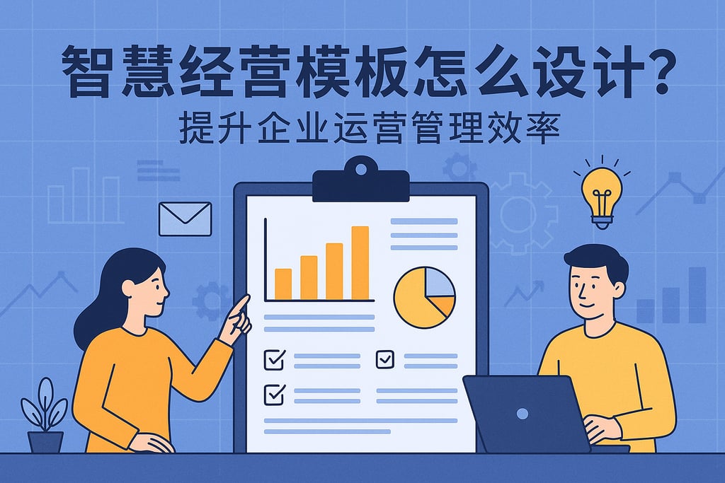 智慧经营模板怎么设计？提升企业运营管理效率