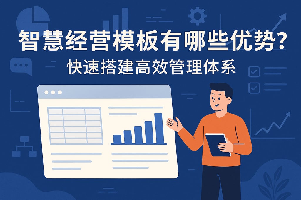 智慧经营模板有哪些优势？快速搭建高效管理体系