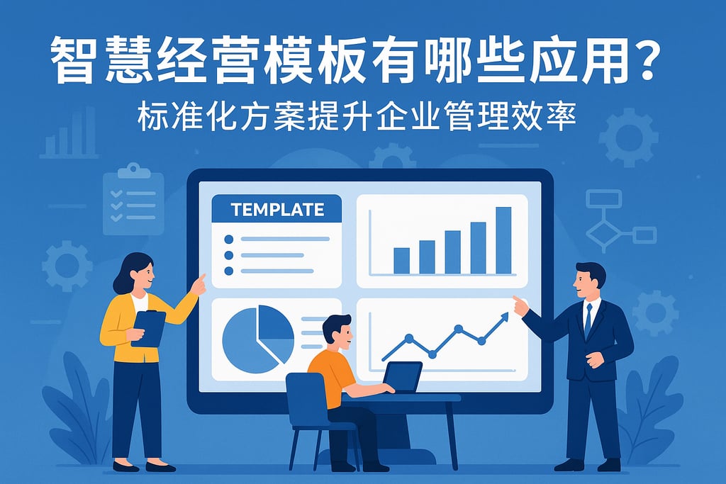 智慧经营模板有哪些应用？标准化方案提升企业管理效率