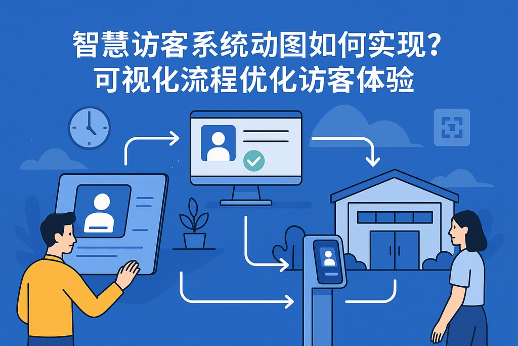智慧访客系统动图如何实现？可视化流程优化访客体验