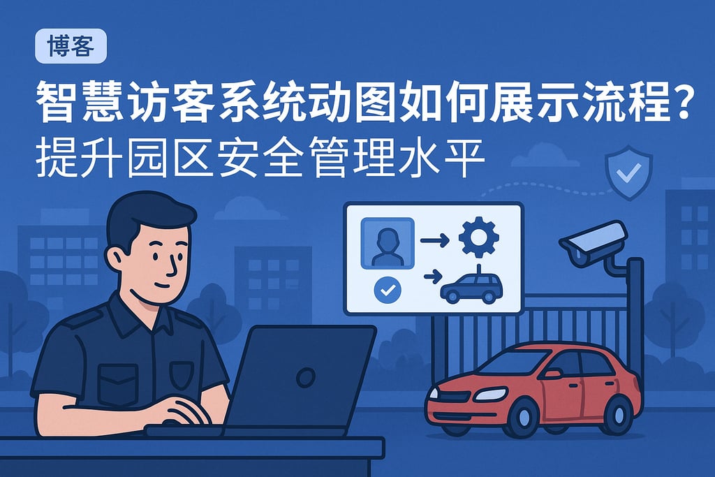 智慧访客系统动图如何展示流程？提升园区安全管理水平