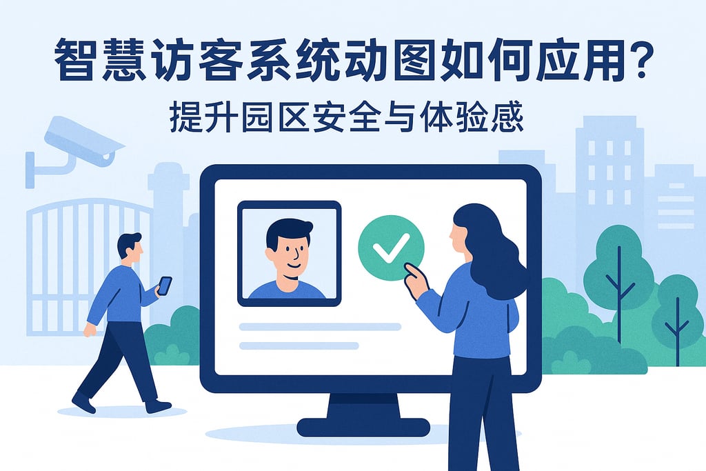 智慧访客系统动图如何应用？提升园区安全与体验感