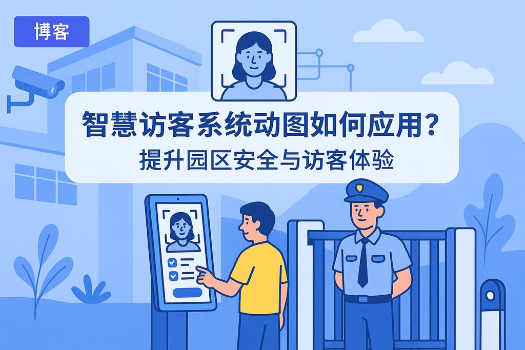 智慧访客系统动图如何应用？提升园区安全与访客体验