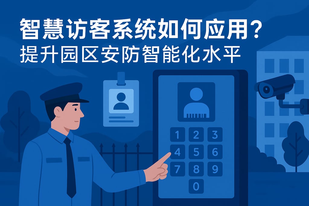 智慧访客系统动图如何应用？提升园区安防智能化水平