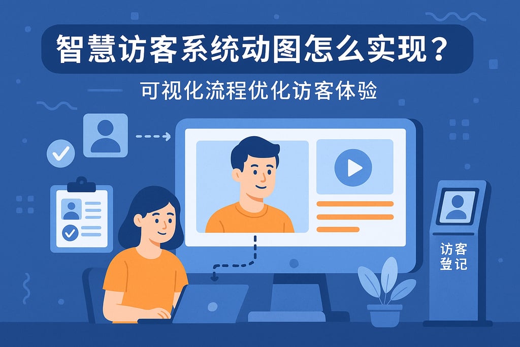 智慧访客系统动图怎么实现？可视化流程优化访客体验