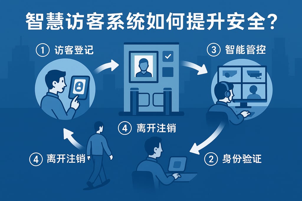 智慧访客系统如何提升安全？动态图展示智能管控流程