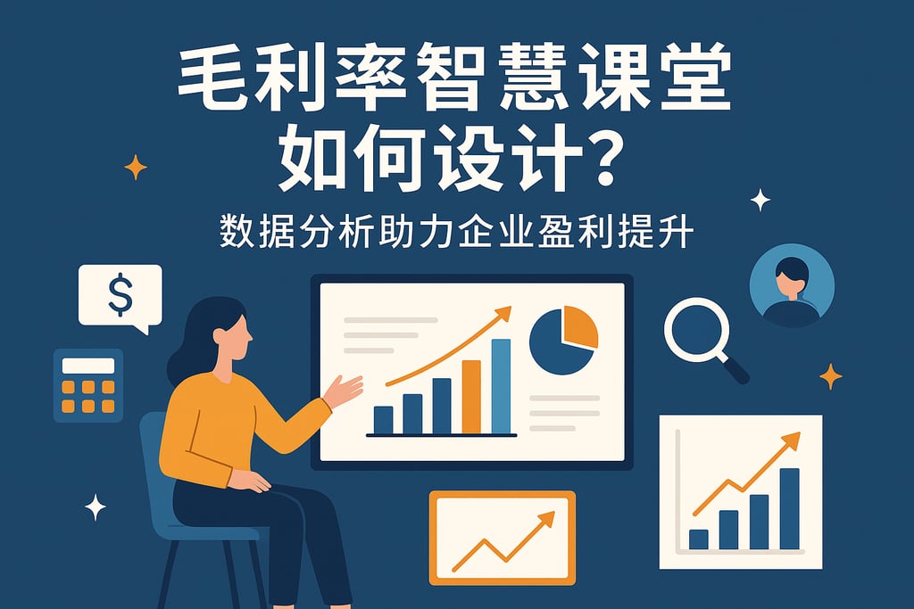 毛利率智慧课堂如何设计？数据分析助力企业盈利提升