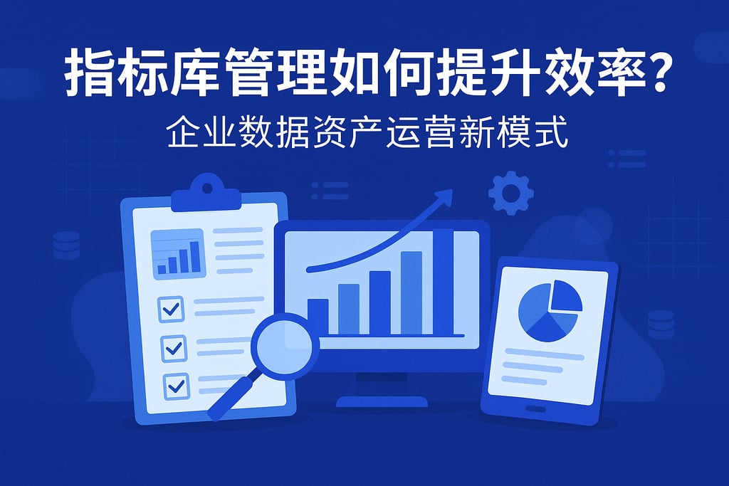 指标库管理如何提升效率?企业数据资产运营新模式 - FineBI数据分析知识库