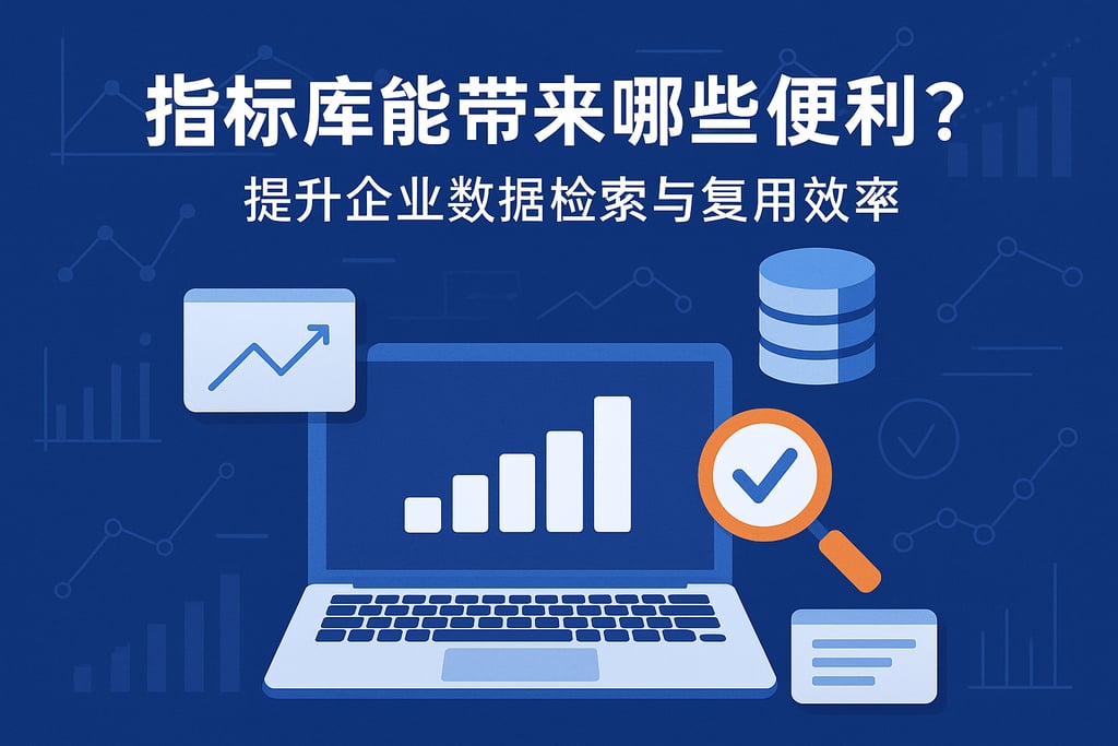 指标库能带来哪些便利?提升企业数据检索与复用效率 - FineBI数据分析知识库