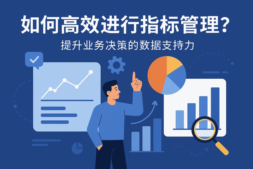 如何高效进行指标管理？提升业务决策的数据支持力