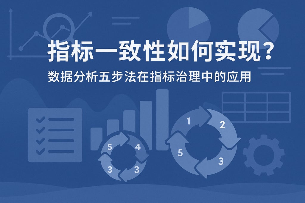 指标一致性如何实现？数据分析五步法在指标治理中的应用