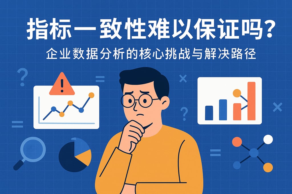 指标一致性难以保证吗？企业数据分析的核心挑战与解决路径