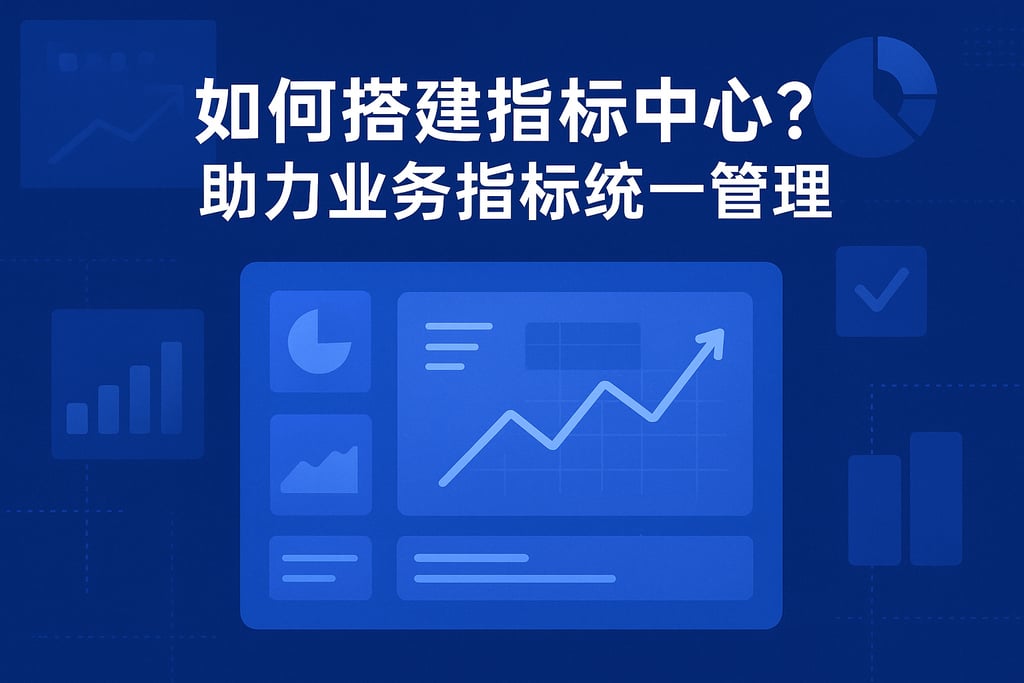 指标中心如何搭建？助力业务指标统一管理