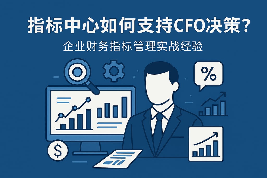 指标中心如何支持CFO决策？企业财务指标管理实战经验