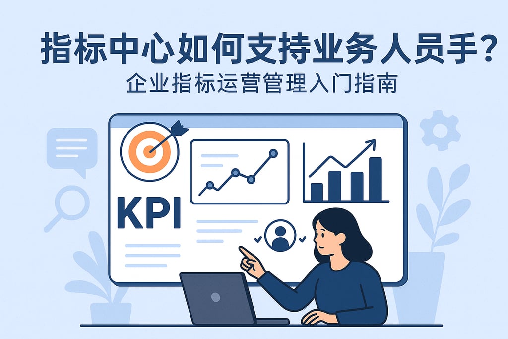 指标中心如何支持业务人员上手？企业指标运营管理入门指南