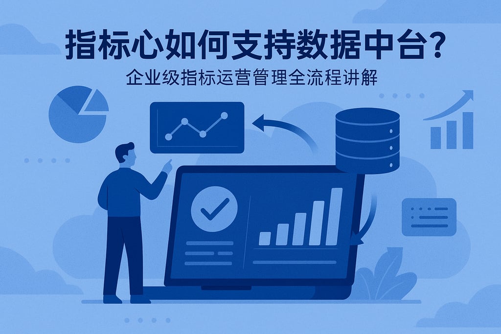 指标中心如何支持数据中台？企业级指标运营管理全流程讲解