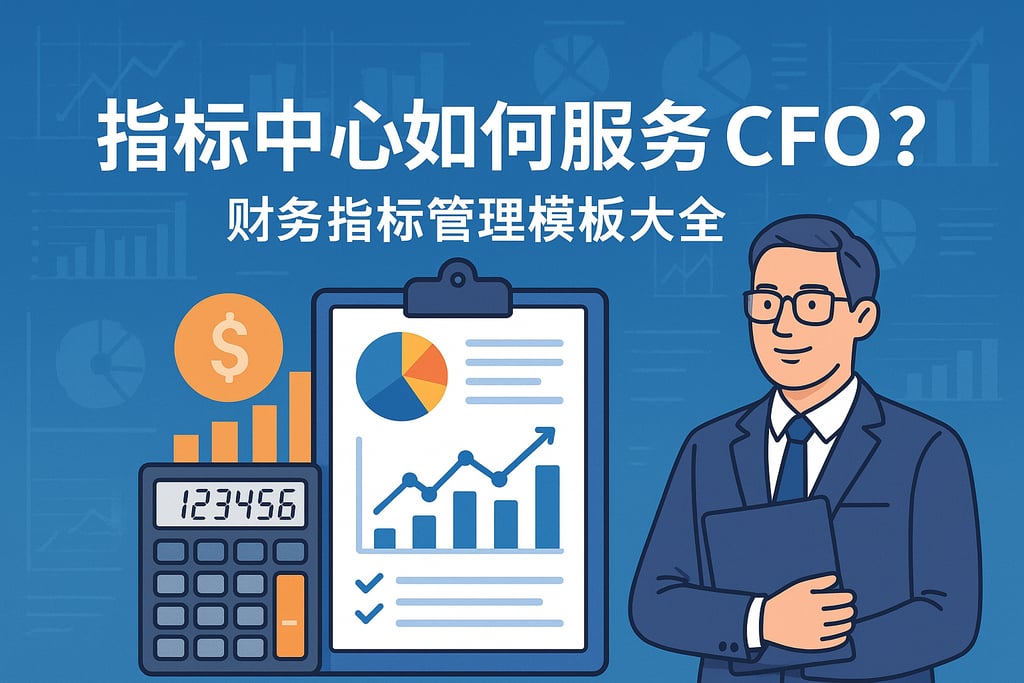 指标中心如何服务CFO？财务指标管理模板大全