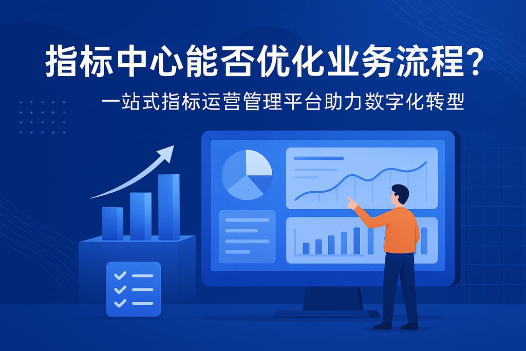 指标中心是否能优化业务流程？一站式指标运营管理平台助力数字化转型