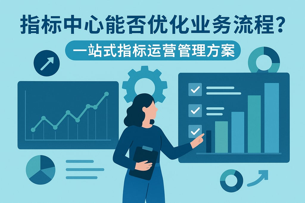 指标中心能否优化业务流程？一站式指标运营管理方案