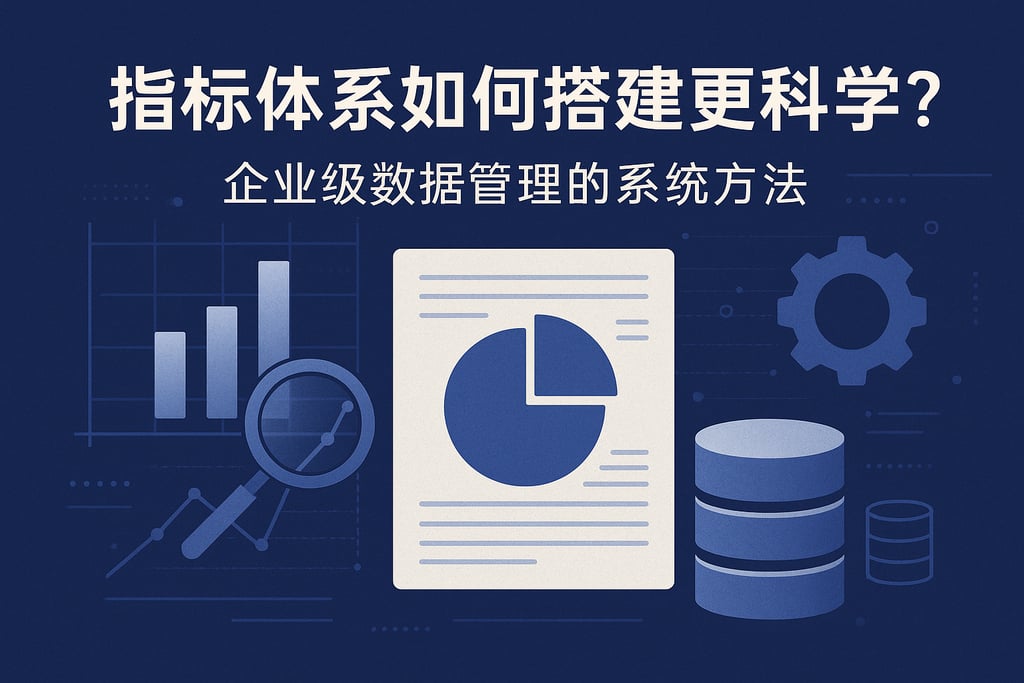 指标体系如何搭建更科学？企业级数据管理的系统方法