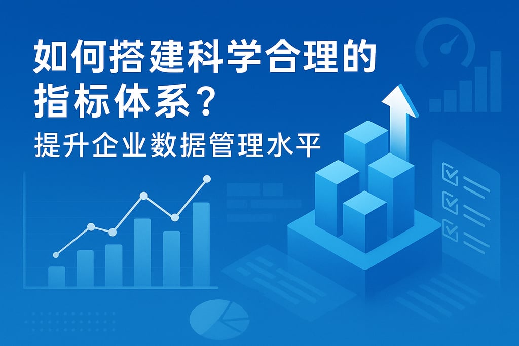指标体系如何搭建科学合理？提升企业数据管理水平