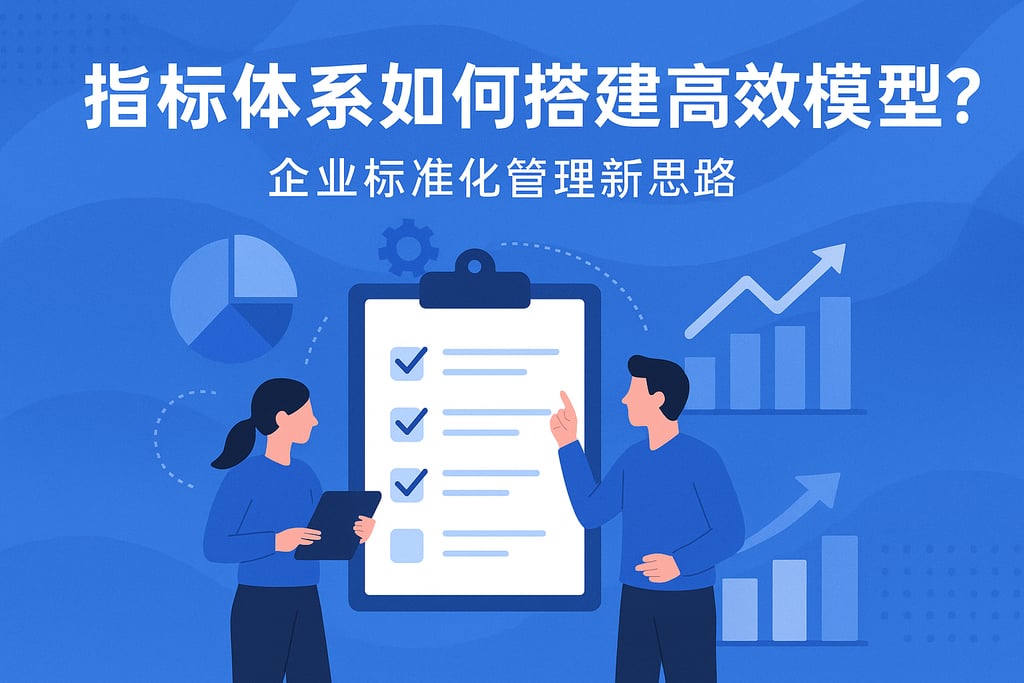 指标体系如何搭建高效模型？企业标准化管理新思路