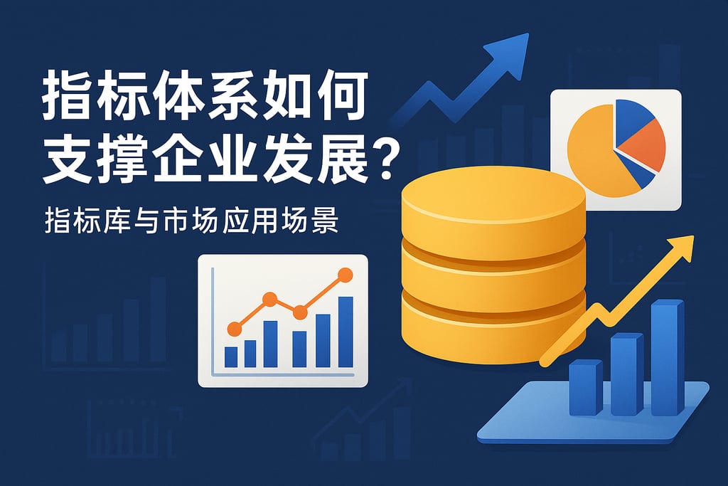 指标体系如何支撑企业发展？指标库与市场应用场景