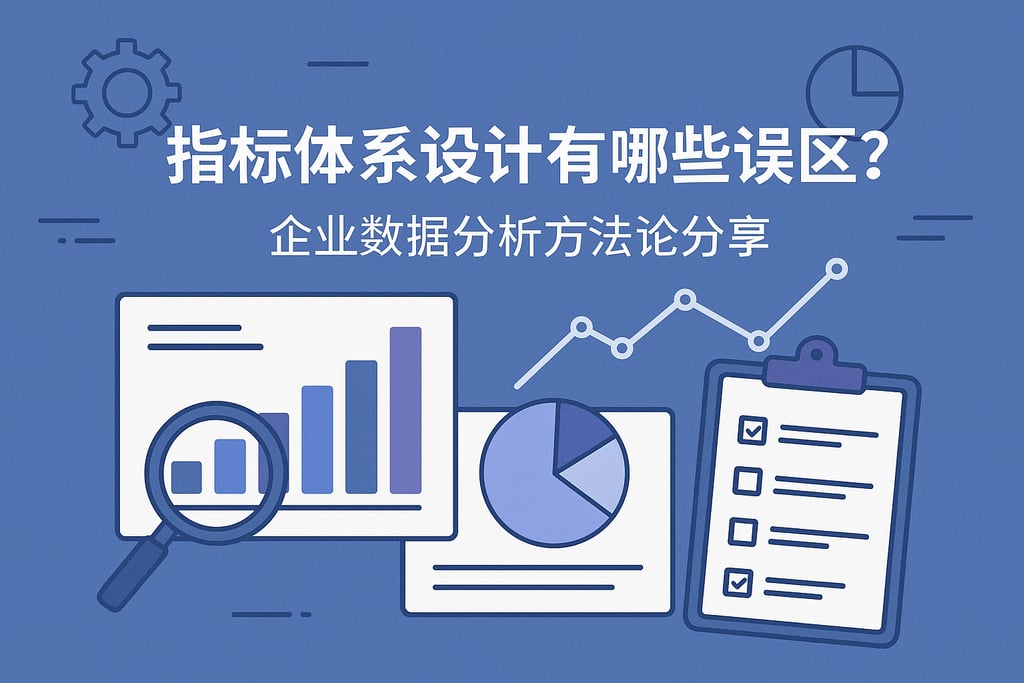 指标体系设计有哪些误区？企业数据分析方法论分享