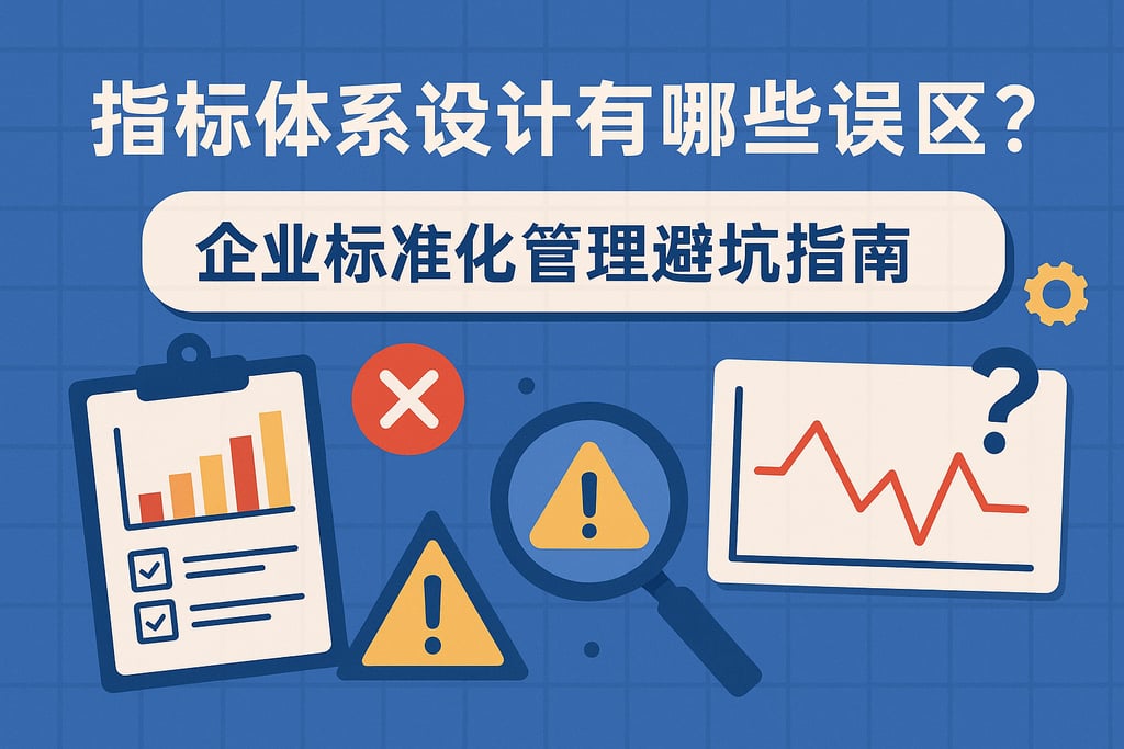 指标体系设计有哪些误区？企业标准化管理避坑指南