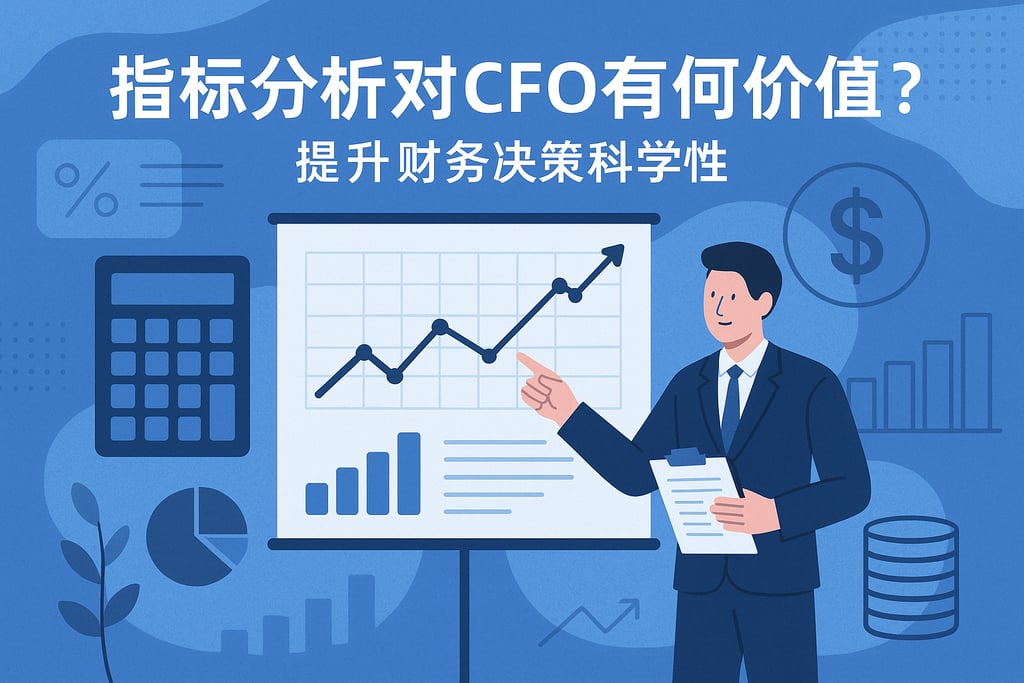 指标分析对CFO有何价值？提升财务决策科学性