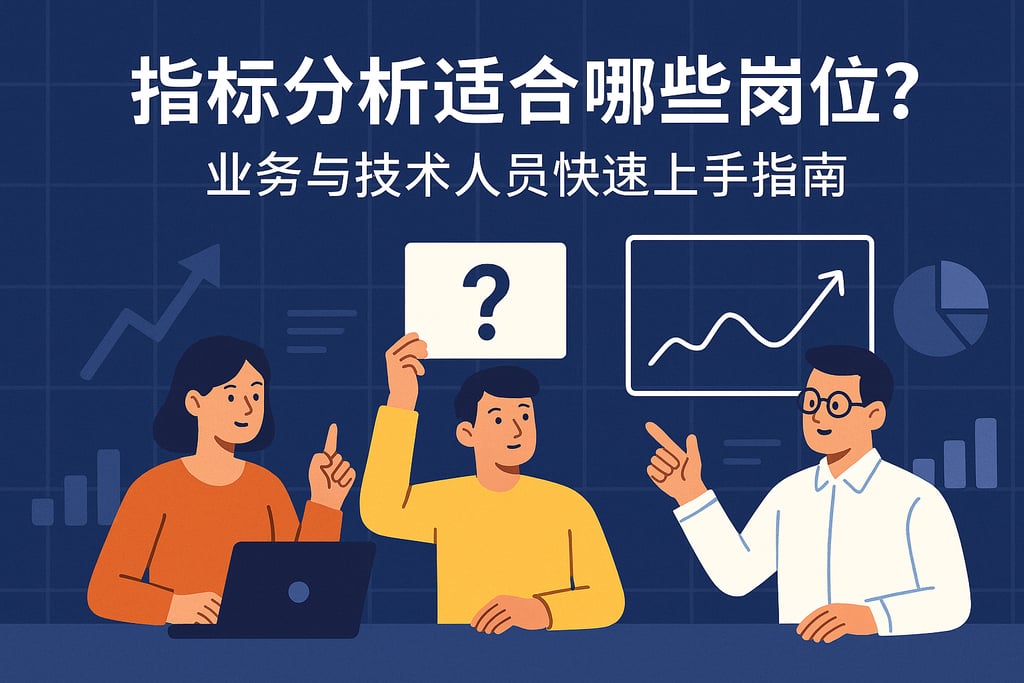 指标分析适合哪些岗位？业务与技术人员快速上手指南