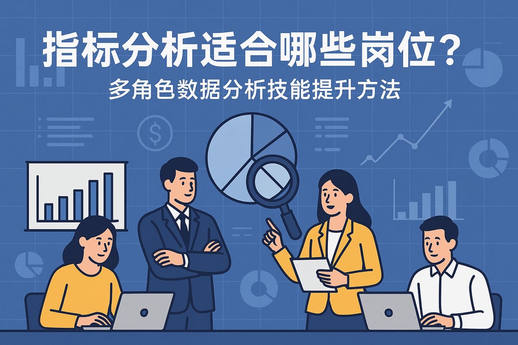 指标分析适合哪些岗位？多角色数据分析技能提升方法