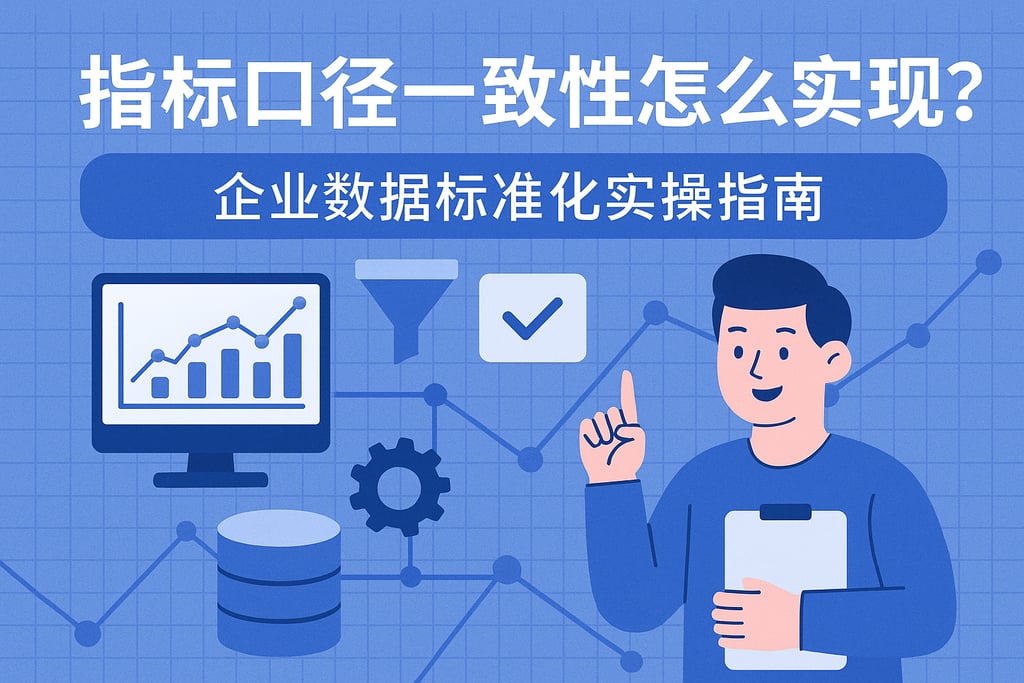 指标口径一致性怎么实现？企业数据标准化实操指南