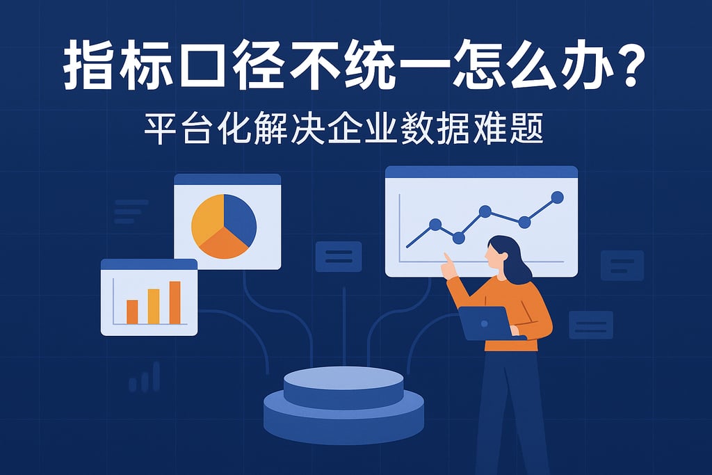 指标口径不统一怎么办？平台化解决企业数据难题