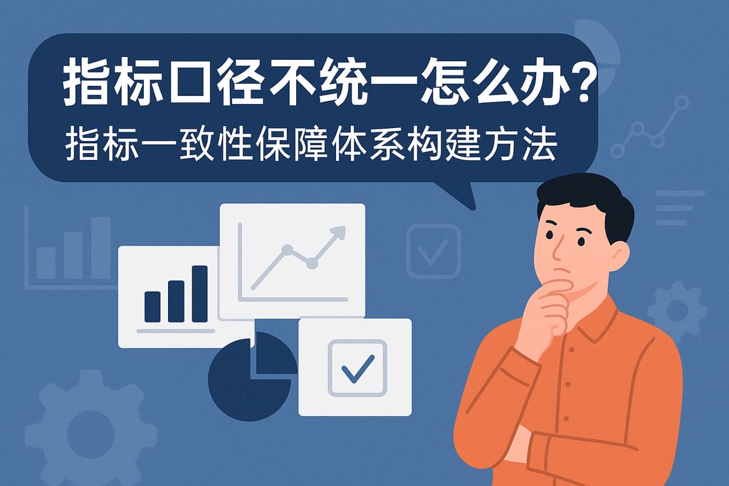 指标口径不统一怎么办？指标一致性保障体系构建方法