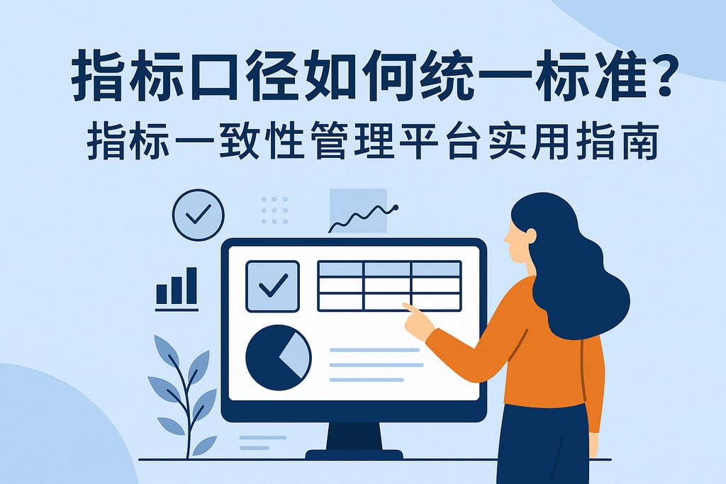 指标口径如何统一标准？指标一致性管理平台实用指南