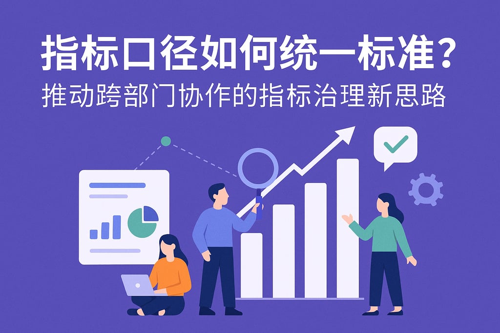 指标口径如何统一标准？推动跨部门协作的指标治理新思路