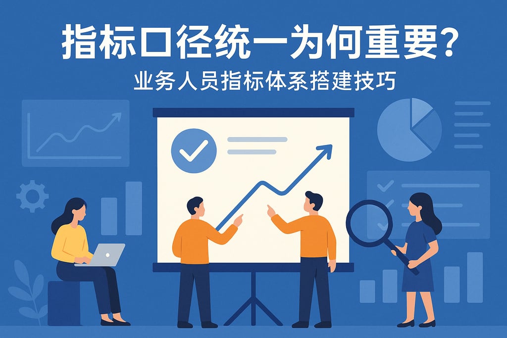 指标口径统一为何重要？业务人员指标体系搭建技巧