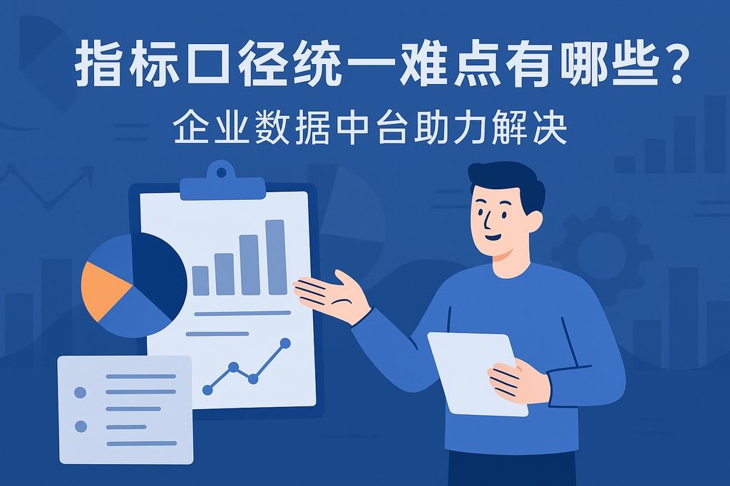 指标口径统一难点有哪些？企业数据中台助力解决